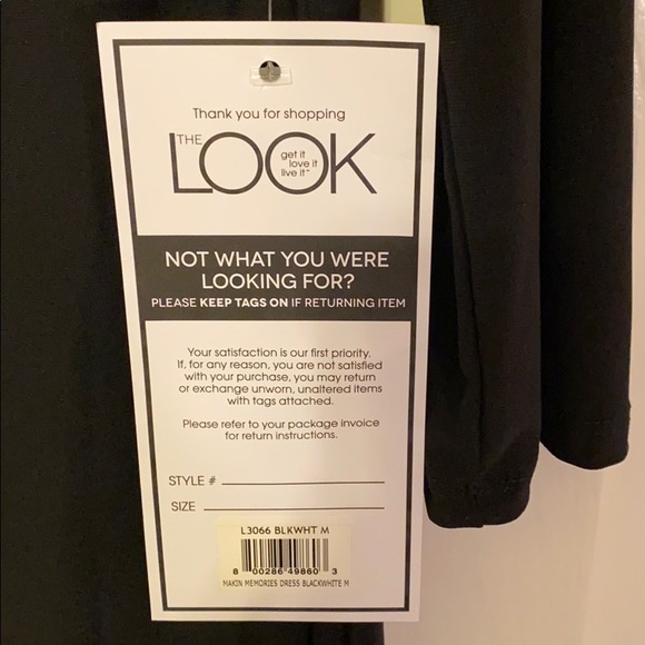 The Look Black & white Dress - Picture 6 of 8